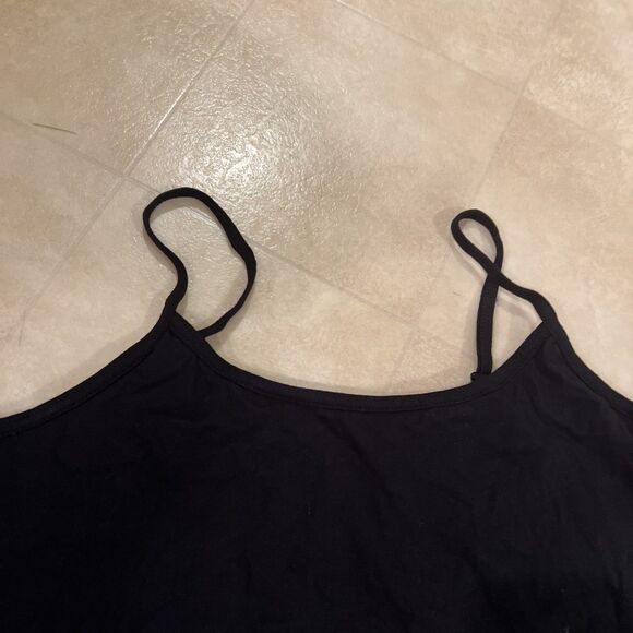 Roamans Black Camisole Top w/ Adjustable Straps - Size 3XL 30/32 - Picture 2 of 7